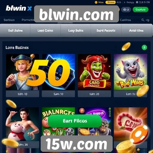 Oferta de jogos disponíveis no blwin.com